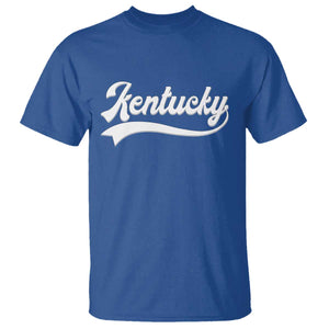 Vintage Kentucky T Shirt Varsity Script Retro Sports Jersey Style TS10 Royal Blue Print Your Wear