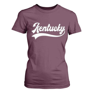 Vintage Kentucky T Shirt For Women Varsity Script Retro Sports Jersey Style TS10 Maroon Print Your Wear