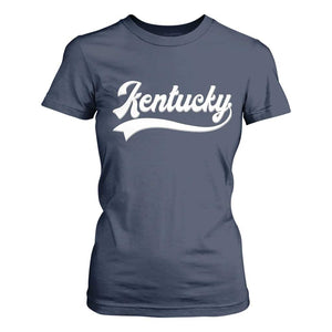 Vintage Kentucky T Shirt For Women Varsity Script Retro Sports Jersey Style TS10 Navy Print Your Wear