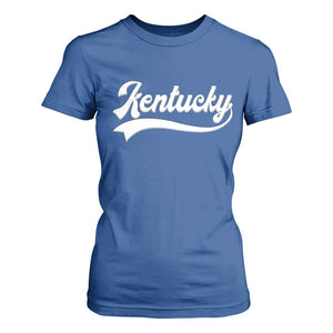 Vintage Kentucky T Shirt For Women Varsity Script Retro Sports Jersey Style TS10 Royal Blue Print Your Wear