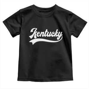 Vintage Kentucky Toddler T Shirt Varsity Script Retro Sports Jersey Style TS10 Black Print Your Wear