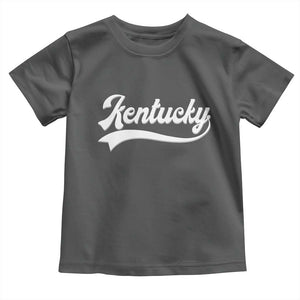 Vintage Kentucky Toddler T Shirt Varsity Script Retro Sports Jersey Style TS10 Dark Heather Print Your Wear