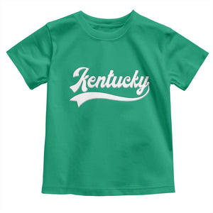 Vintage Kentucky Toddler T Shirt Varsity Script Retro Sports Jersey Style TS10 Irish Green Print Your Wear