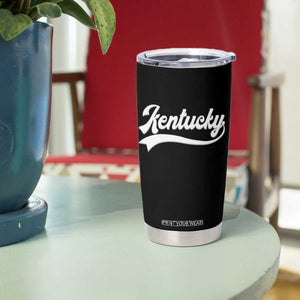 Vintage Kentucky Tumbler Cup Varsity Script Retro Sports Jersey Style TS10 Print Your Wear