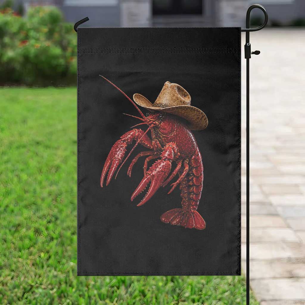 Cowboy Crawfish Garden Flag Yeeclaw Western Country Seafood Lobster Cajun Lovers TS10 Print Your Wear