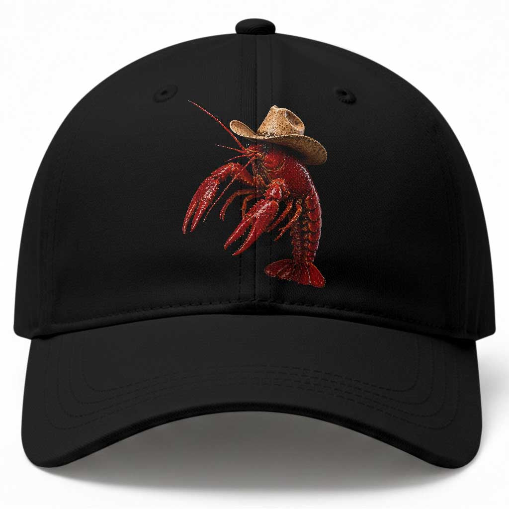 Cowboy Crawfish Baseball Cap Yeeclaw Western Country Seafood Lobster Cajun Lovers TS10 Print Your Wear
