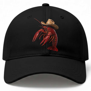 Cowboy Crawfish Baseball Cap Yeeclaw Western Country Seafood Lobster Cajun Lovers TS10 Print Your Wear