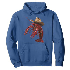 Cowboy Crawfish Hoodie Yeeclaw Western Country Seafood Lobster Cajun Lovers TS10 Royal Blue Print Your Wear