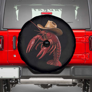 Cowboy Crawfish Spare Tire Cover Yeeclaw Western Country Seafood Lobster Cajun Lovers TS10 Black Print Your Wear