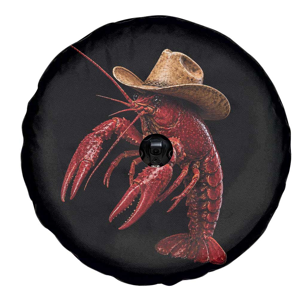 Cowboy Crawfish Spare Tire Cover Yeeclaw Western Country Seafood Lobster Cajun Lovers TS10 Print Your Wear
