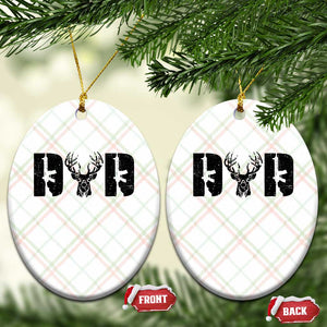 Hunting Dad Ceramic Ornament Fathers Day Gun Lovers Hunter Dad TS10 Print Your Wear