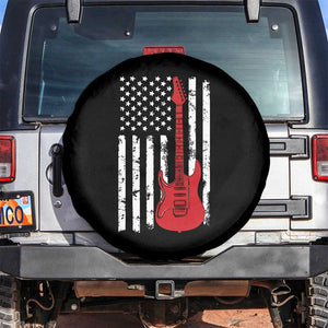 Bass Guitar Player Spare Tire Cover USA American Flag Musician Guitarist TS10 No hole Black Print Your Wear
