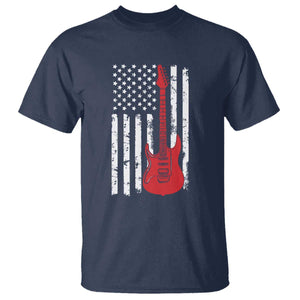Bass Guitar Player T Shirt USA American Flag Musician Guitarist TS10 Navy Print Your Wear