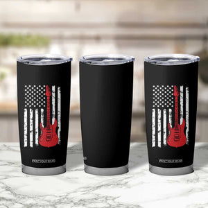 Bass Guitar Player Tumbler Cup USA American Flag Musician Guitarist TS10 Print Your Wear