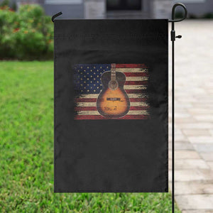 USA Flag Guitar Player Garden Flag Retro 4th of July Musician Guitarist TS10 Print Your Wear