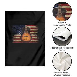 USA Flag Guitar Player Garden Flag Retro 4th of July Musician Guitarist TS10 Print Your Wear