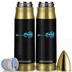Guitar Lake Bullet Tumbler Retro Tree Shadow Acoustic Guitarist Musician TS10 Black Print Your Wear
