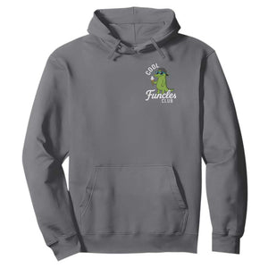 Funny Uncle Hoodie Cool Funcles Club Funcle Alligator TS10 Charcoal Print Your Wear