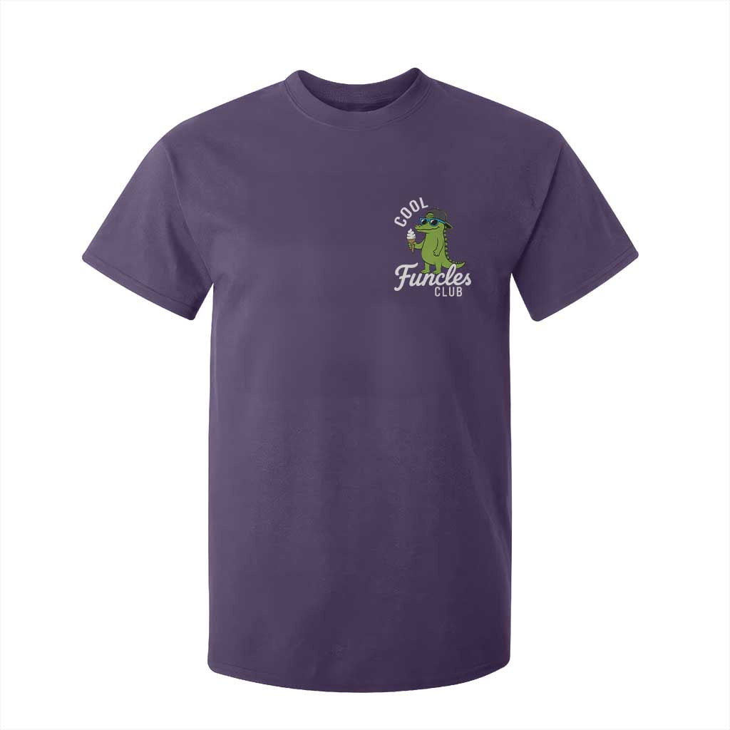 Funny Uncle T Shirt For Kid Cool Funcles Club Funcle Alligator