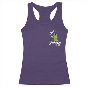 Funny Uncle Racerback Tank Top Cool Funcles Club Funcle Alligator TS10 Purple Print Your Wear