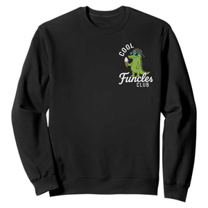 Funny Uncle Sweatshirt Cool Funcles Club Funcle Alligator