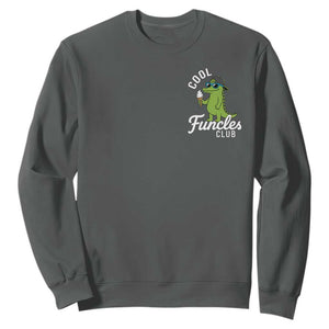 Funny Uncle Sweatshirt Cool Funcles Club Funcle Alligator