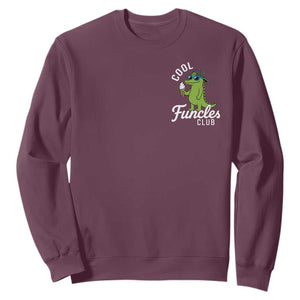 Funny Uncle Sweatshirt Cool Funcles Club Funcle Alligator