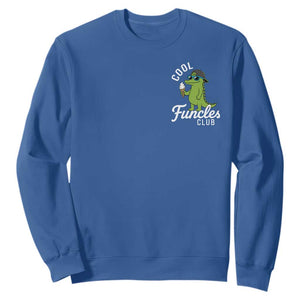 Funny Uncle Sweatshirt Cool Funcles Club Funcle Alligator