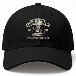 Cool Dads Club Baseball Cap Retro Skater Fatherhood Still Cool Just Tired Funny Dad Gifts