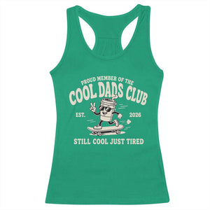 Cool Dads Club Racerback Tank Top Retro Skater Fatherhood Still Cool Just Tired Funny Dad Gifts