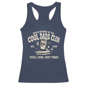 Cool Dads Club Racerback Tank Top Retro Skater Fatherhood Still Cool Just Tired Funny Dad Gifts