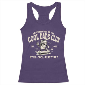 Cool Dads Club Racerback Tank Top Retro Skater Fatherhood Still Cool Just Tired Funny Dad Gifts