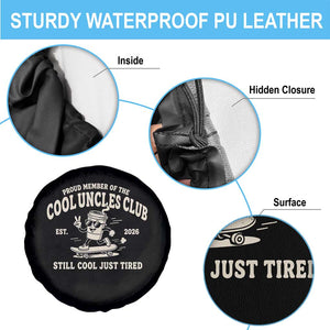 Cool Uncles Club Spare Tire Cover Retro Skater Uncle Still Cool Just Tired
