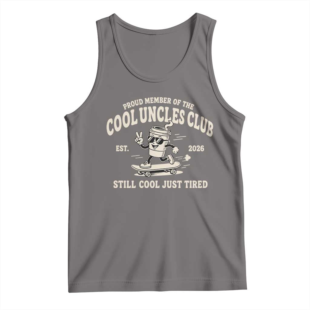 Cool Uncles Club Tank Top Retro Skater Uncle Still Cool Just Tired