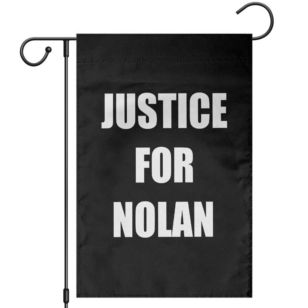 Justice for Nolan Garden Flag Support and Rememberence Memorial TS10 Black Print Your Wear