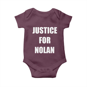 Justice for Nolan Baby Onesie Support and Rememberence Memorial