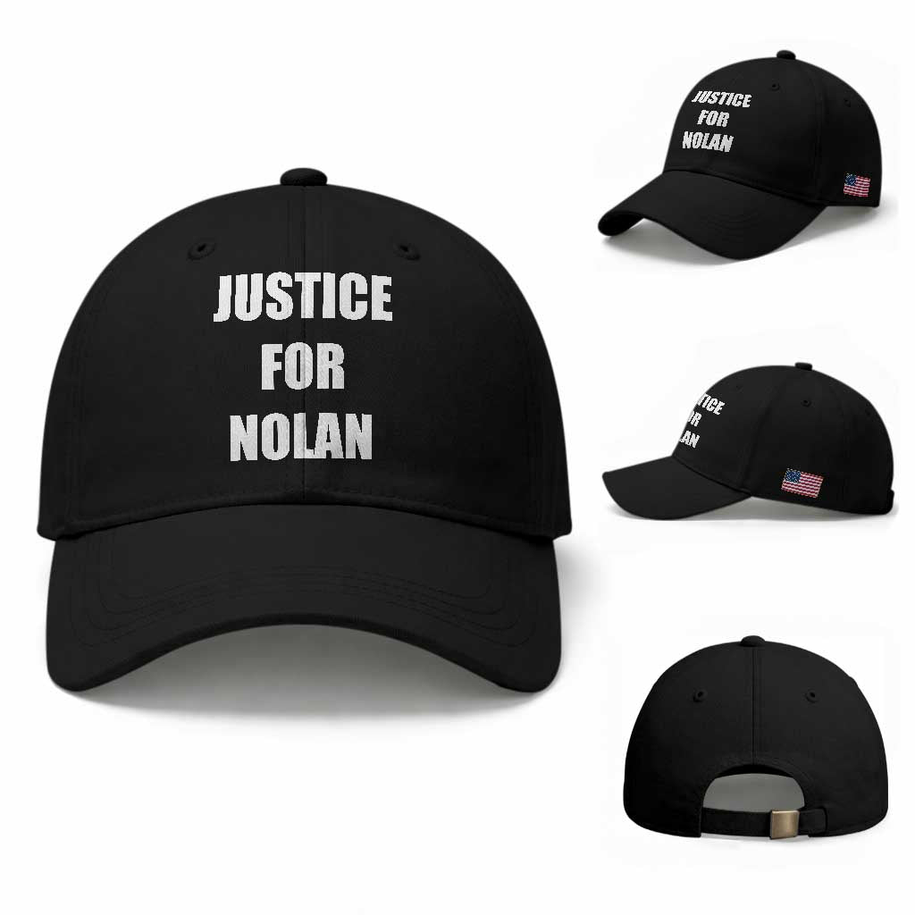 Justice for Nolan Baseball Cap Support and Rememberence Memorial