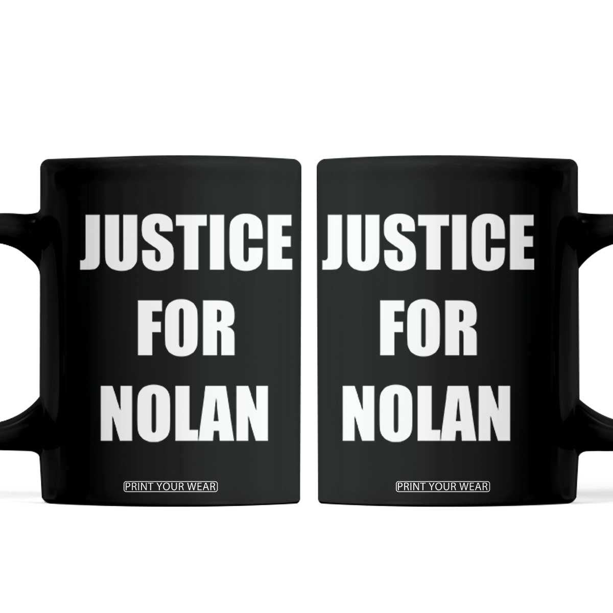 Justice for Nolan Coffee Mug Support and Rememberence Memorial TS10 Black Print Your Wear