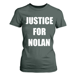 Justice for Nolan T Shirt For Women Support and Rememberence Memorial