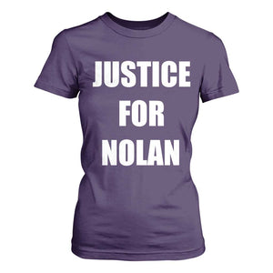 Justice for Nolan T Shirt For Women Support and Rememberence Memorial
