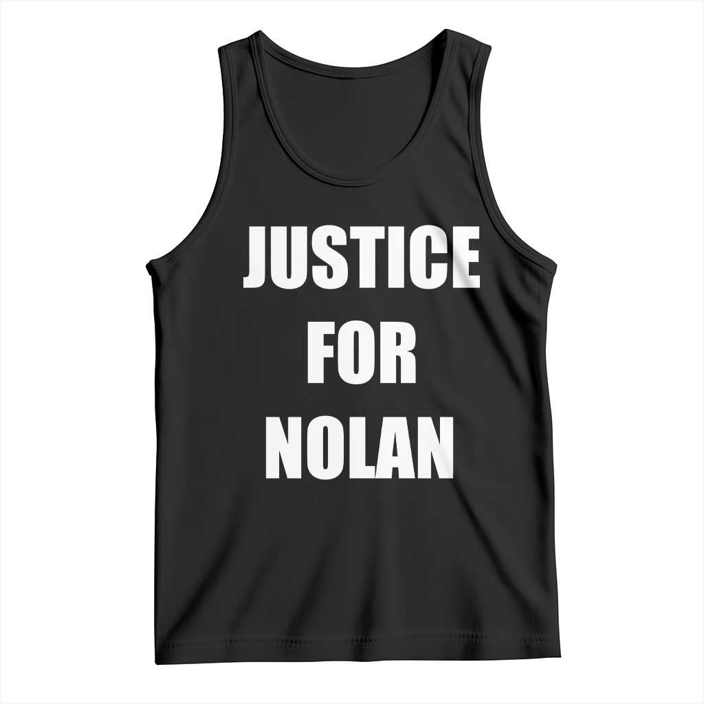 Justice for Nolan Tank Top Support and Rememberence Memorial TS10 Black Print Your Wear