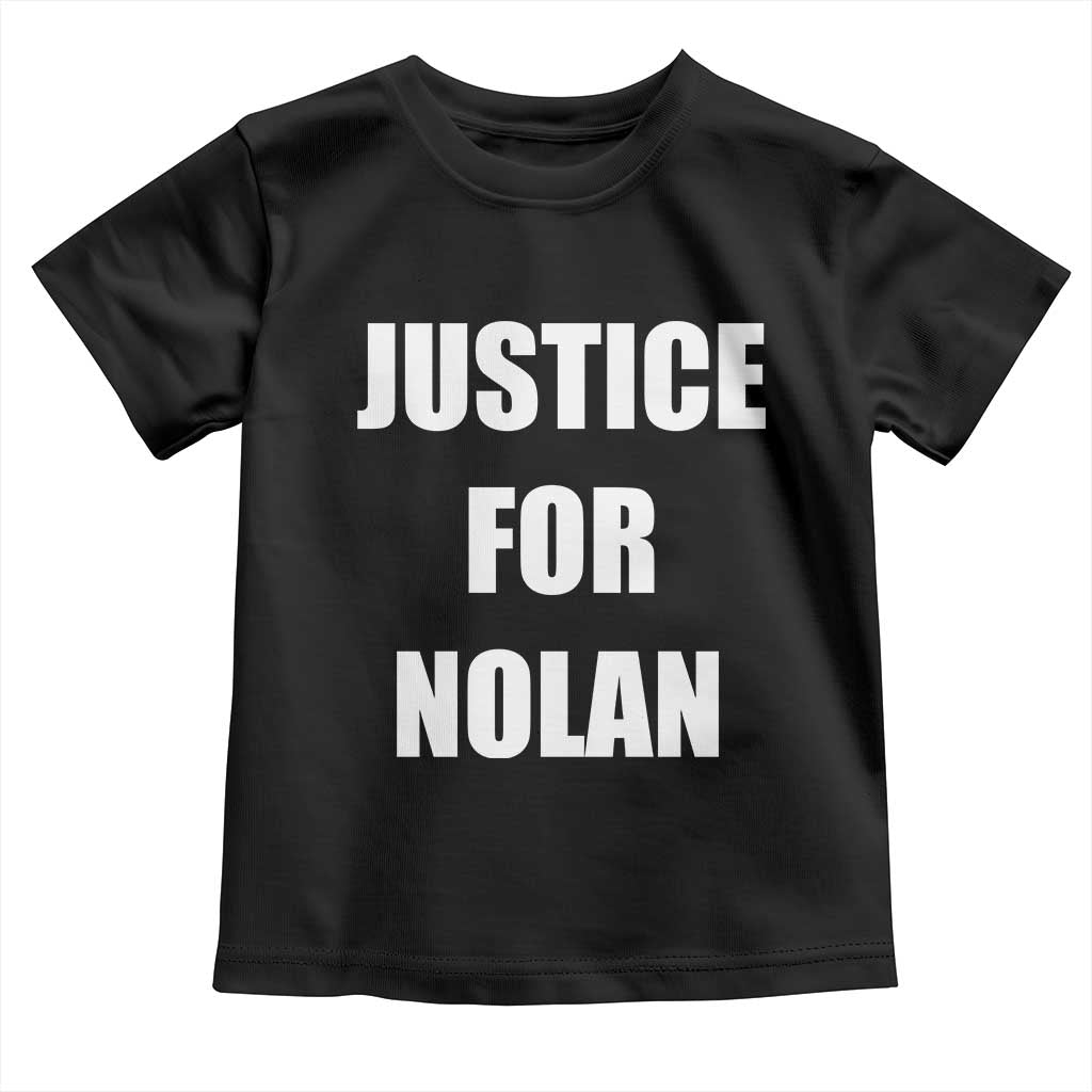 Justice for Nolan Toddler T Shirt Support and Rememberence Memorial TS10 Black Print Your Wear