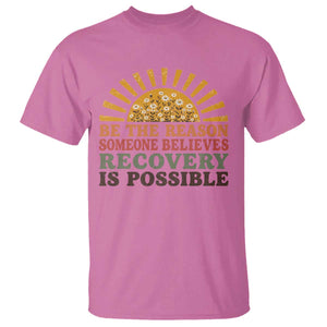 Recovery Sobriety T Shirt Sober Life Believes Recovery is Possible Hippie Vintage Graphic