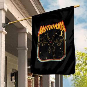 Retro Mothman Garden Flag Vintage Comicbook Style Cryptid Lore Cryptozoology TS10 Print Your Wear