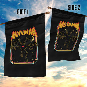 Retro Mothman Garden Flag Vintage Comicbook Style Cryptid Lore Cryptozoology TS10 Print Your Wear
