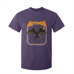 Retro Mothman T Shirt For Kid Vintage Comicbook Style Cryptid Lore Cryptozoology TS10 Purple Print Your Wear