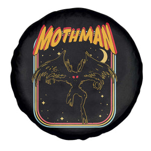 Retro Mothman Spare Tire Cover Vintage Comicbook Style Cryptid Lore Cryptozoology TS10 Print Your Wear