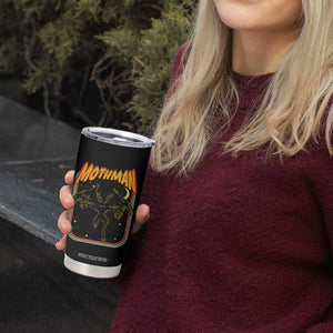 Retro Mothman Tumbler Cup Vintage Comicbook Style Cryptid Lore Cryptozoology TS10 Print Your Wear