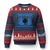 Funny Mothman Fat Ass Ugly Christmas Sweater Vintage Cryptid Funny Moth Man Meme TS10 Navy Red Print Your Wear