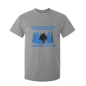 Funny Mothman Fat Ass T Shirt For Kid Vintage Cryptid Funny Moth Man Meme TS10 Sport Gray Print Your Wear